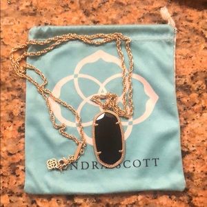 Kendra Scott Rae Gold Long Pendant Necklace